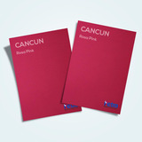 Papel Color Plus Cancun  Rosa Pink  Tam A4 180g C/ 25 Fls