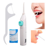Limpiador Dental Jet Power Floss Presión + Pack 30 Flossers