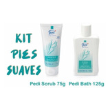 Kit Pies Suaves Pediscrub 75g + Pedi Bath 125g Swiss Just