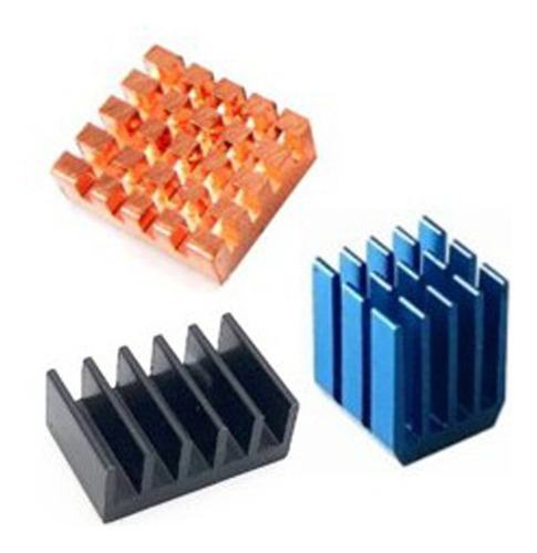 Kit Set De Disipadores Aluminio Para Raspberry Emakers