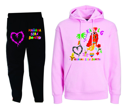 Conjuntos Sudaderas Buzo+jogger Karol G Bichota