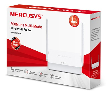 Router Mercusys Mw302r Banda Unica 300mbps 2 Antenas