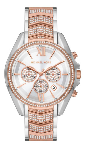 Reloj Mujer Michael Kors Mk7225 Cuarzo Pulso Bicolor En