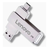 Flash Drive 2 Em 1 Lenovo 2tb - Usb 3.0 / Tipo C Smartphone