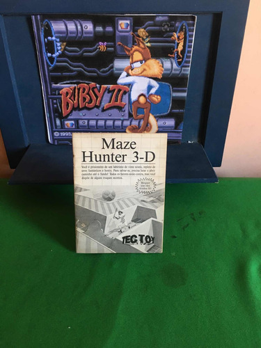 Maze Hunter 3-d Tectoy Manual De Instrução Original