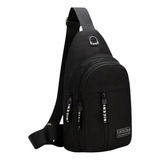 Mochila Masculina Transversal Bolsa Ombro Pochete Shoulder