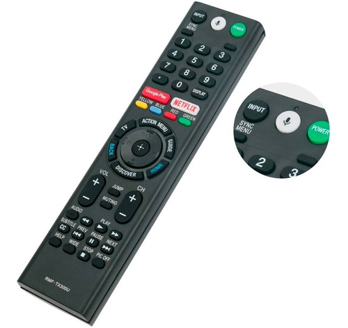 Control Remoto Compatible Con Smartv Sony Con Mic