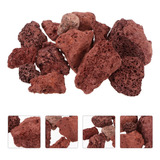 Pedra Vulcânica Marron Para Lareira Churrasqueira Pacote 1kg