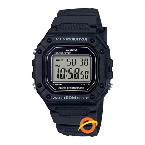 Reloj Casio Digital Cronometro W218h Calendario Alarma 