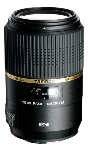 Lente Tamron Sp 90mm F/2.8 Di Macro 1:1 Vc Usd Para Nikon