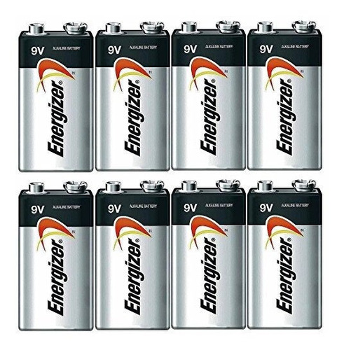 Pilas Alcalinas Energizer E522 Max 9v - 8 Unidades