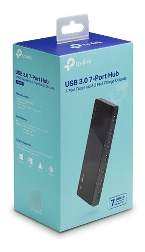 Hub Usb 3.0 De 7 Portas Tp-link Uh700 Com Fonte Externa