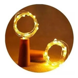 Luces Corcho Hada Alambre Micro Led Boda Deco Blanco Calido