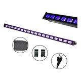 Ribalta Neon Luz Negra Barra Led Efeito Uv 18 Leds 110v/220v