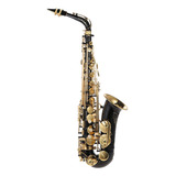 Saxofón Alto Eb De Latón Lacado Dorado 82z