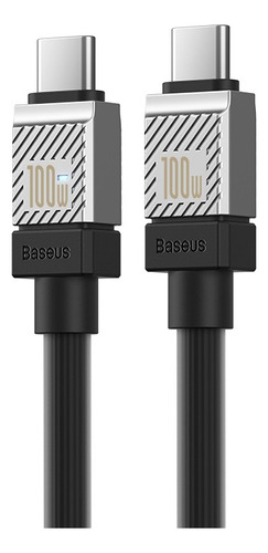 Cabo Baseus Usb C Para Usb C Tipo C 2m 100w Carregamento Ráp