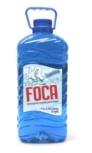 Foca Detergente Líquido Para Ropa 3.785 L Caja Con 4 Piezas