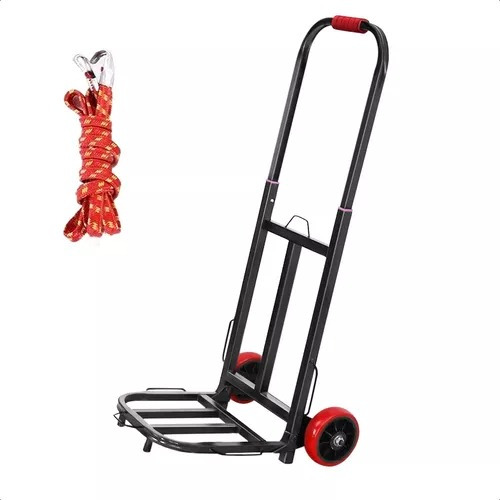 Práctico Carro Plegable Carga Acero 200kg Incluye Elástico+1