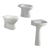 Combo Ferrum Andina Inodoro Corto, Bidet 3a Y Lavatorio 3a