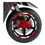 Stickers Reflejantes Para Rin De Moto Yamaha Bws Nid 2006