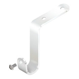 Kit X 2 Soporte A Techo Para Barral De 3/4 (19mm)  Blanco