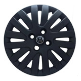 Juego X4 Tazas Volkswagen Gol Power Trend  Negro Mate R14 