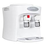 Emm2pb Dispensador De Agua De Mesa Con 2 Llaves, Blanco