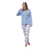 Pijama De Dama Jersey Lencatex Art 24303