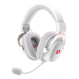 Headset Gamer Zeus Pro Branco Rgb Sem Fio  Wireless H510pro