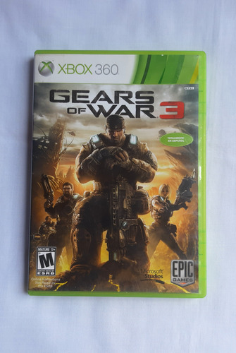 Gears Of War 3 Xbox 360 Físico Usado