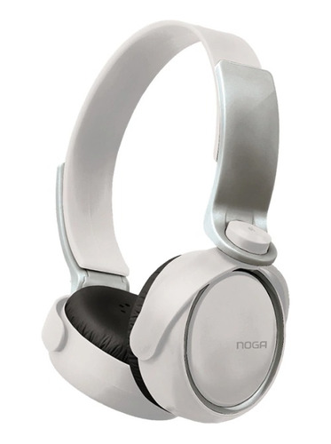 Auriculares Vincha Cable Noga Ng-904 Blanco