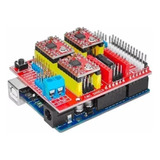 Placa Arduino Uno R3, Shield Cnc, 4 Driver A4988 Más Motor