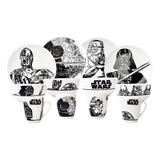 Vajilla De Porcelana Star Wars De 12 Pz Fun Kids 632759 Smac