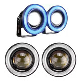 Faros Niebla Ojo De Angel 3.5 Pulgadas Auto Universal 2 Pzas