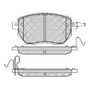 Pastilla De Freno Nissan Altima I-ii-iii 2.4-2.5-3.5 93/ Del Nissan Altima