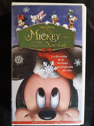 Mickey Y Sus Amigos En Navidad- Vhs En Español!