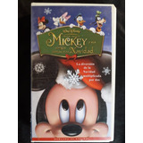 Mickey Y Sus Amigos En Navidad- Vhs En Español!