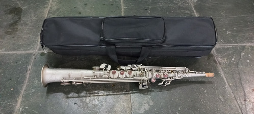 Sax Soprano Dixon Deluxe Novissim Saxofone D Luthier Troco+$