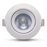 Spot Dirigible 7w Led Integrado 6500k Luz Blanca