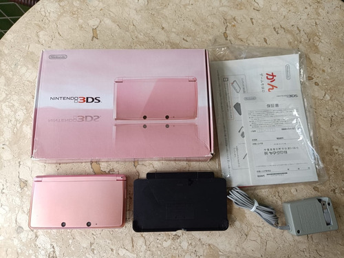 Nintendo 3ds Rosa Na Caixa Bem Conservado