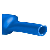Tubo Termo Retrátil Isolante Azul Adesivado 30mm 25metros