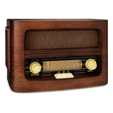 Clearclick Classic Vintage Retro Style Radio Con Bluetoot...