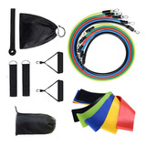 Set Bandas Elasticas Kit Bandas Resistencia Ejercicio 16 Pz