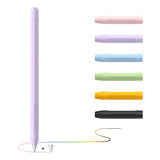 Funda De Silicona Para Apple Pencil 1ra Generacion (violeta)