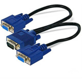 10 Cabo Y Vga Macho Para 2vga Macho 20cm Le-5514