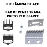 Pentes De Disfarce 0.5 E 1.5 Trava Preto + Kit Lâmina De Aço