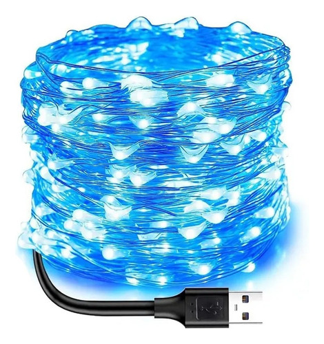 - 20pcs Serie Navideña 50 Luces Led 5m Multicolor/frio/azul