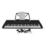 Teclado Musical Infantil Meike 61 Teclas Mk-313 Kids - Led Cor Preto 110v/220v