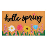 Tapete Antideslizante Para Puerta U Welcoming Spring Decorat