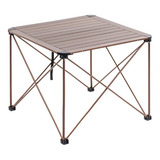 Mesa Plegable De Aluminio Large Naturehike Color Champagne